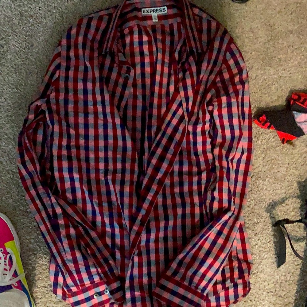 Express Long Sleeve Going Out Shirt